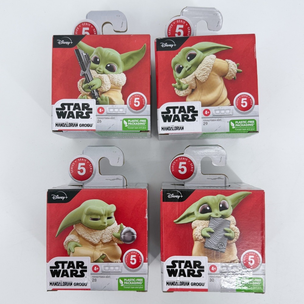 Lot 4 NEW Star Wars The Bounty Collection Series 5 Mandalorian Grogu Hasbro